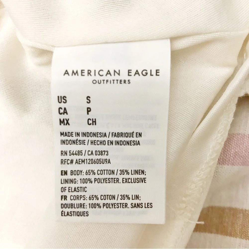 American Eagle Outfitters Halter Y2K Colorful Striped Boho Sexy Festival Dress. - Picture 5 of 10
